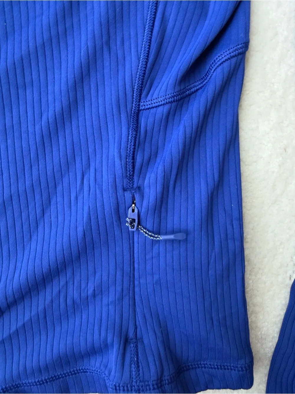 Lululemon Long-Sleeve Half-Zip Top - Royal Blue